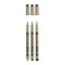 Pigma Micron 05 fineliner set | 3 pens, black & gray - POXSDK3B
