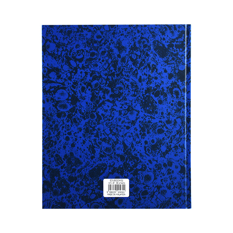Manuscript Blue Book 10x8 inches 2 QR (96 Sheets)-020432