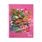 K2B-Note Book 22x16 cm PVC Cover 100 Sheet 4/Line Flamingo-200210