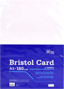 BRISTOL CARD 180G A3 10'S WHITE - 36693