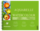 Clairefontaine-Water Color Pad Rough 24x30cm 190gsm 12 Sheet-96361