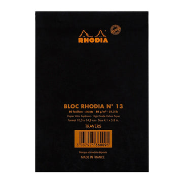 WRITING PAD A6 80 SHEET RHODIA-136009