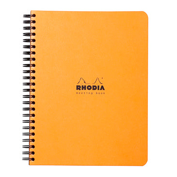 MEETING BOOK SPIRAL A5+ 80 SHEET RHODIA-19341