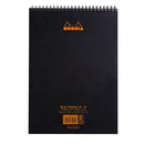 Writing Pad A4 Top Wired 80S Rhodia Black