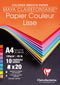 Clairefontaine-Colored Pad A4 120gsm 20 Sheets 10 Colors-97444