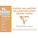 White Vellum Graph Paper 90gsm 4 Holes A4 12 sheets-97553