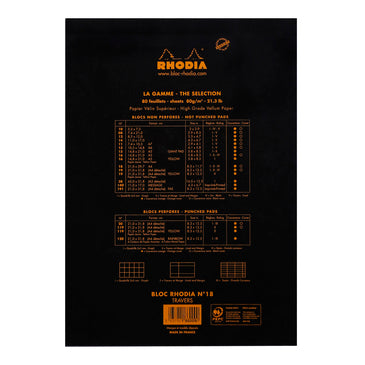 WRITING PAD A4 80 SHEET RHODIA-186009