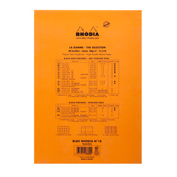 WRITING PAD A4 80 SHT RHODIA-18600