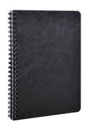 Clairefontaine-Spiral Note Book A5 60Sheet AgeBag Black-785661