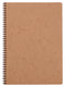 Clairefontaine-Spiral Note Book A4 50 Sheet AgeBag Tobacco-78145