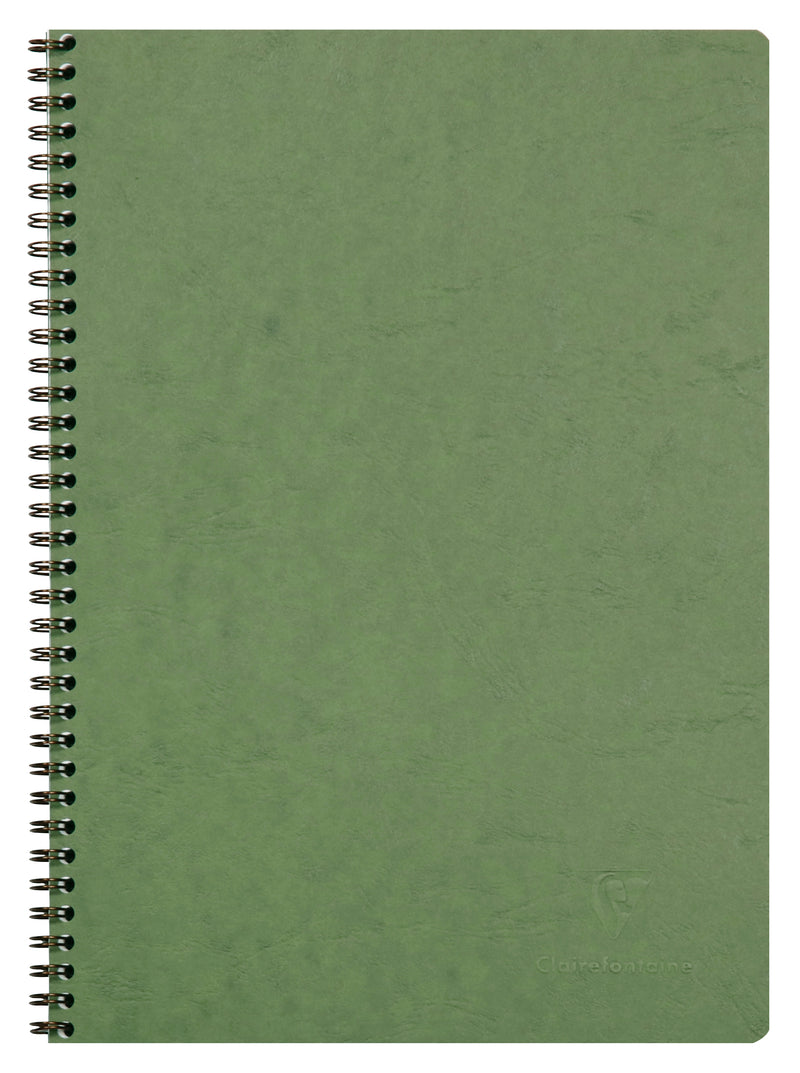 Clairefontaine-Spiral Note Book A4 50 Sheet AgeBag Green-781453