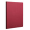 Notebook Cloth Bind A4 96S Red