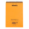 WRITING PAD A5 5X5 SQUARE 80 SHT TOP WIRED RHODIA-16500