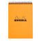 WRITING PAD A5 5X5 SQUARE 80 SHT TOP WIRED RHODIA-16500