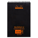 WRITING PAD A5 5X5mm SQUARE 80 SHEET TOP WIRED RHODIA-165009
