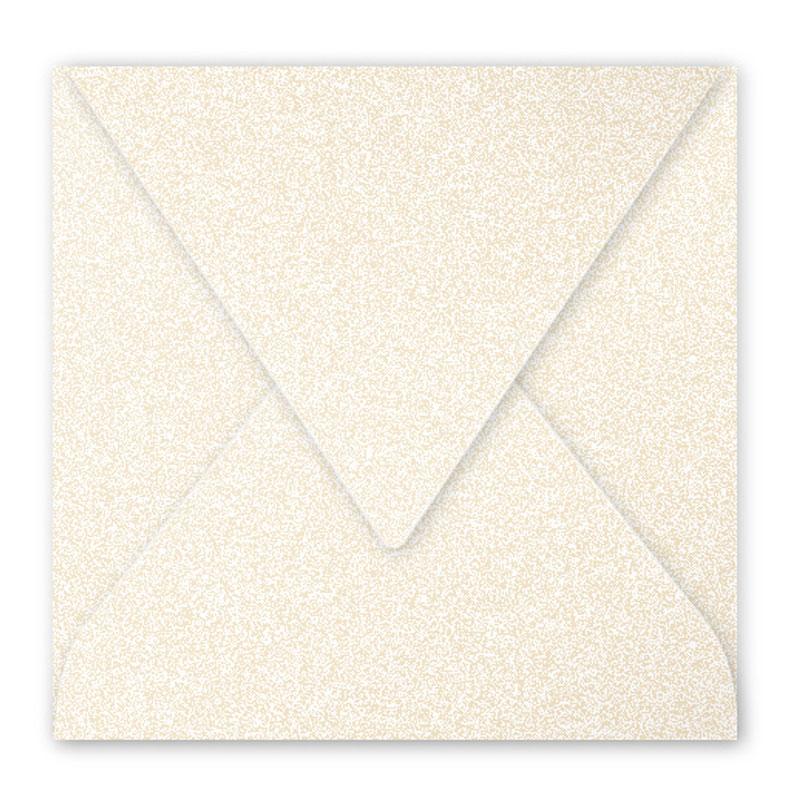 Envelop Pollen 165x165mm 120G Iridescent Cream 20 Pieces Pack-50043