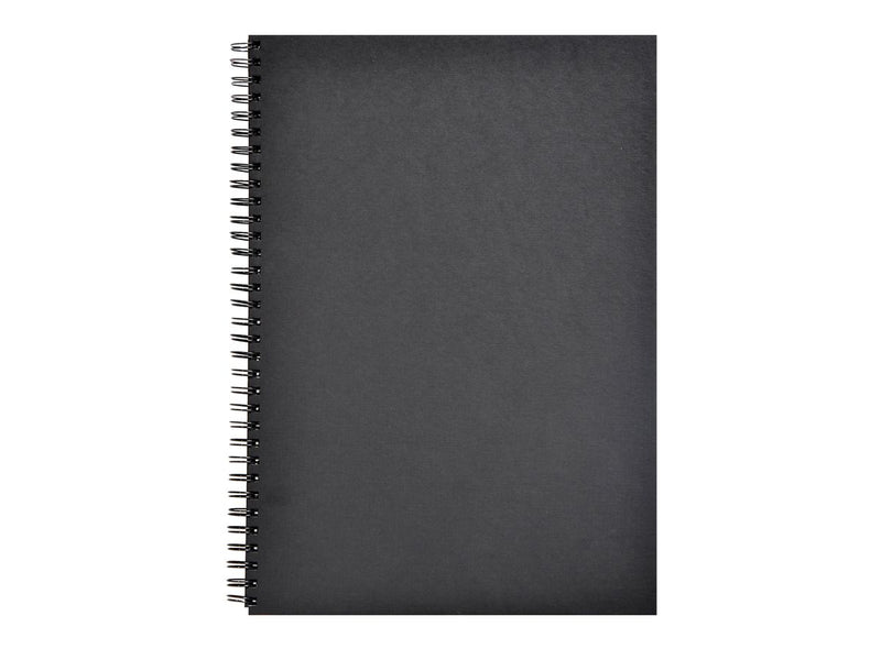 Clairefontaine-Gold Line Spiral Sketch Book Black Paper A3 140gsm 64 Sheet-34264