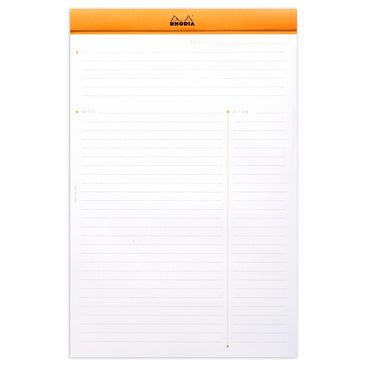 MEETING BOOK PAD 80SHT A4 ORANGE RHODIA-19400