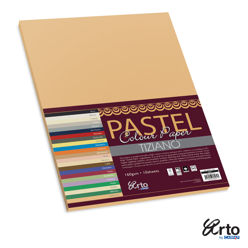 Drawing Color Paper A4 160gsm 10 Sheets Zabaione-36513