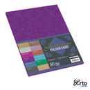 Glittered Paper Card A4 250gsm Purple 10 sheets pack-36638