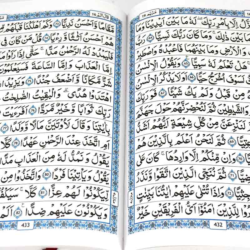 Quran 14 x 20 in Pakistani painting 13 Indian line