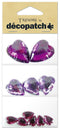 Decopatch Gems Herat Shaped Tresores Purple-BJM206