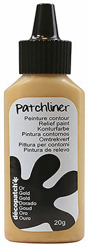 Decopatch-Patchliner Paint 20ml Gold-PL013