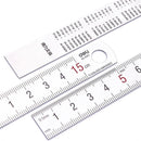 Ruler Steel 15cm 8461