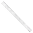 Ruler Plastic Clear 50cm-6250