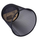 Waste Basket Metal Mesh Black Round