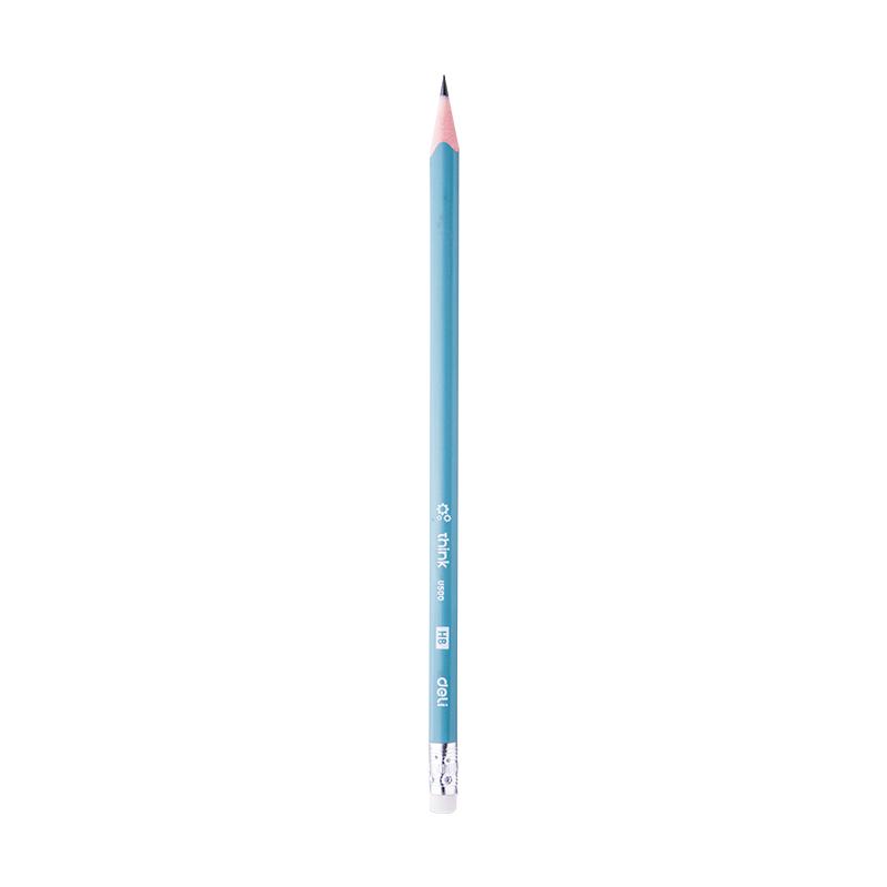 Pencil HB W/Eraser Tri 12pcs pack-U50000