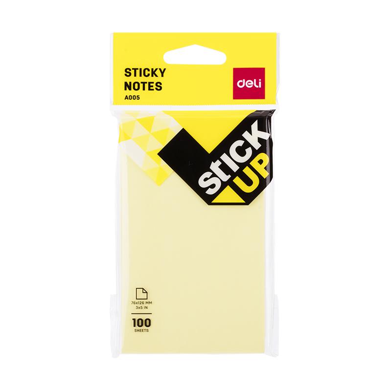 Memo Stick 3X5 100Sheet Yellow - A00552
