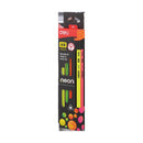 Graphite Pencil Hb W/Eraser 12Pcs Neon-U51600