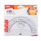 Protractor 180°/12Cm Clear-G10212