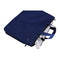 Zip Bag Expandable Fabric Blue