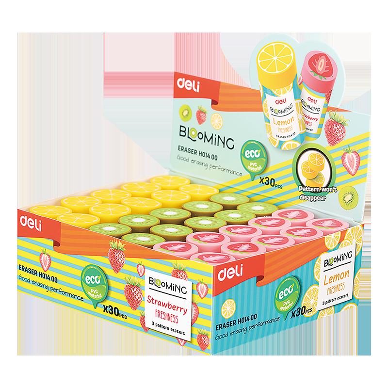 Eraser Blooming Assorted Color 30pcs Box