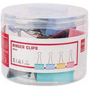 Binder Clip 51Mm 12Pcs Astd Clr-8551A