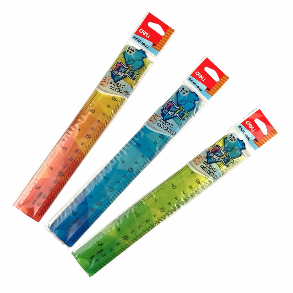Deli-Ruler Flexible 20cm-H650 – Dubai library distributors