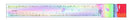 Deli-Ruler Plastic 30cm Gradient Color-H654