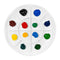 Deli-Plastic Coloring Palette 12 Well Round-68305