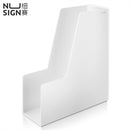 MAGAZINE RACK NUSIGN WHITE - NS022-WT