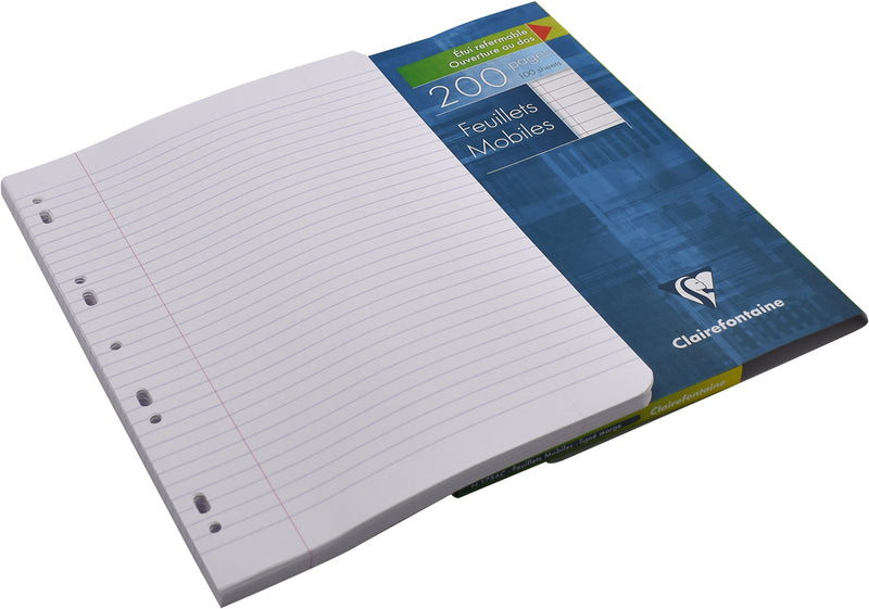Clairefontaine loose leaf paper A4 line with left margin 100 sheets-1756