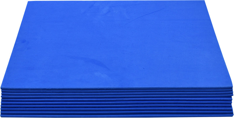 Foam Sheet EVA A3 5mm thick Pack of 10 Sheets Blue
