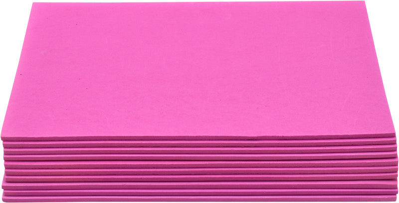 Foam Sheet EVA A4 5mm thick Pack of 10 Sheets Pink