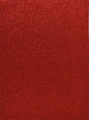 Foam Sheet EVA A3 Glitter Adhesive 2mm thick Pack of 10 sheets Red