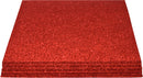 Foam Sheet EVA A3 Glitter Adhesive 2mm thick Pack of 10 sheets Red