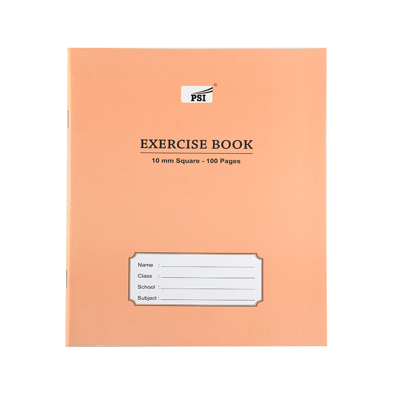 EXERCISE BOOK 10MM SQUARE 100 PAGES