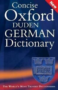 NEW CONCISE OXFORD DUDEN GERMAN DICTIONARY 3E HB