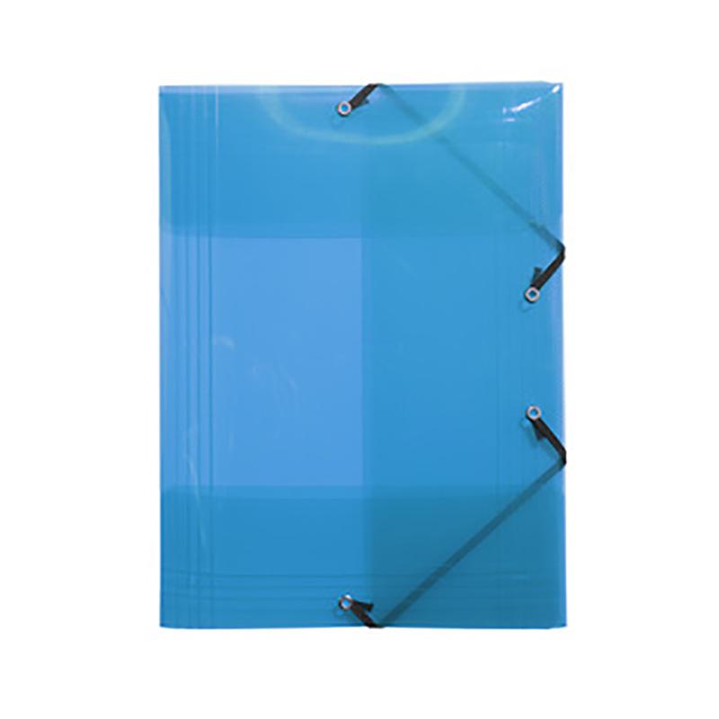 Elastic Folder 240X340 Crystal  Assorted