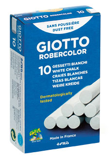 Giotto Robercolor White Chalk 10piecs pack-538700